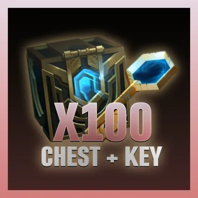 100 Hextech Chest + Key 1950 RP