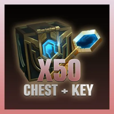 50 Hextech Chest + Key 1950 RP