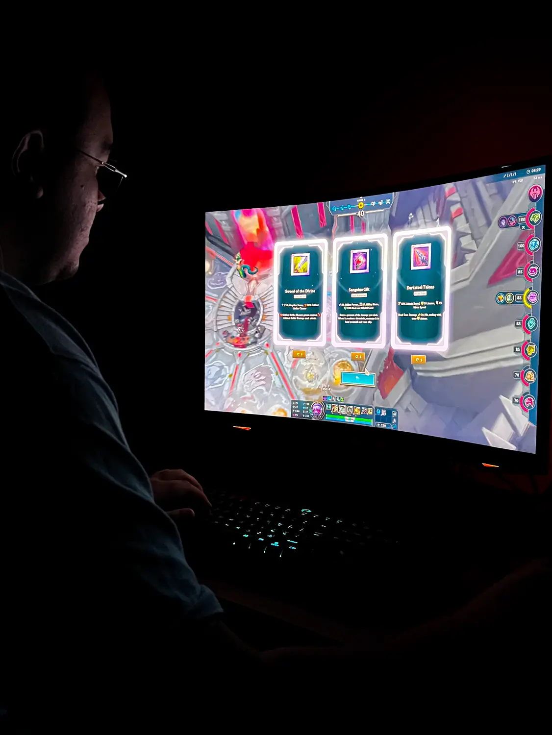 Booster mid-session at a house station