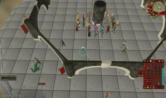 Original game capture of the blocked drop of a Blighted manta ray